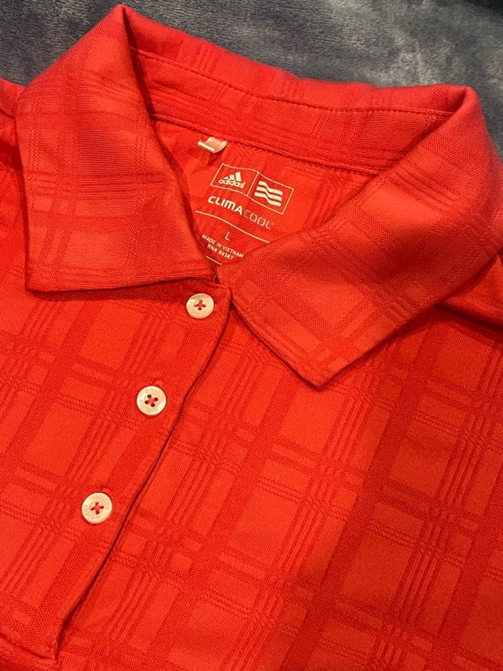 adidas women’s pink ClimaCool Polo Shirt